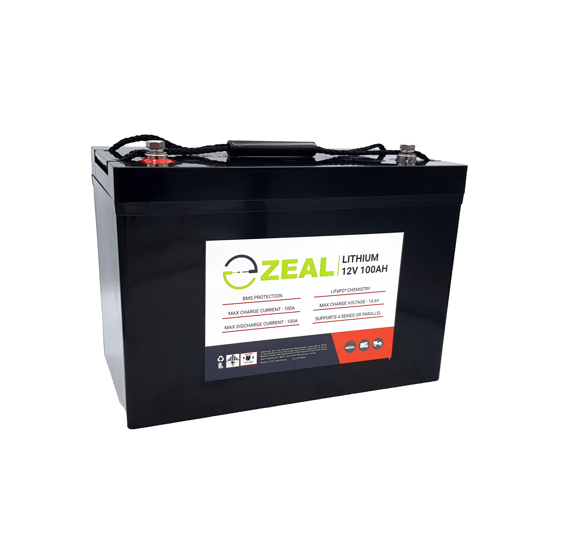 ZEAL 100AH Lithium Battery